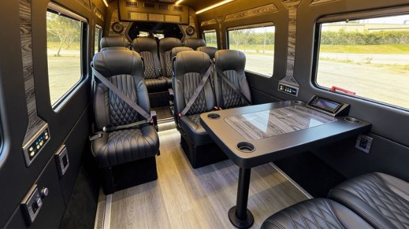 el paso 12 passenger sprinter van interior