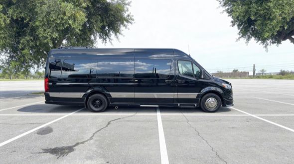 el paso private event sprinter van rental