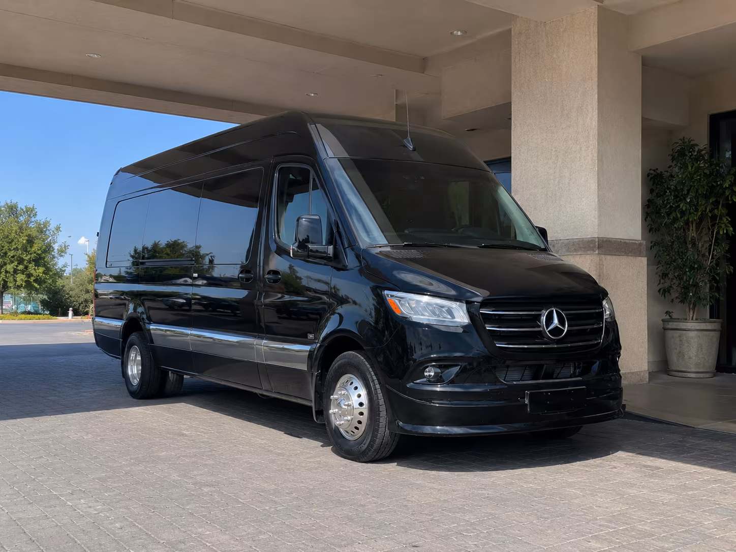 el paso private event sprinter van rental