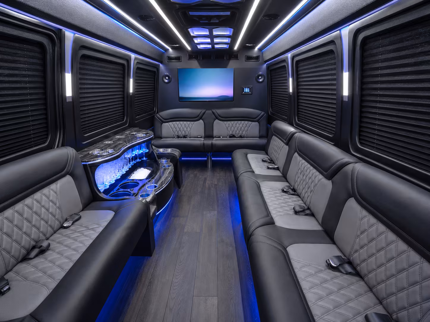 el paso sprinter limousine inside